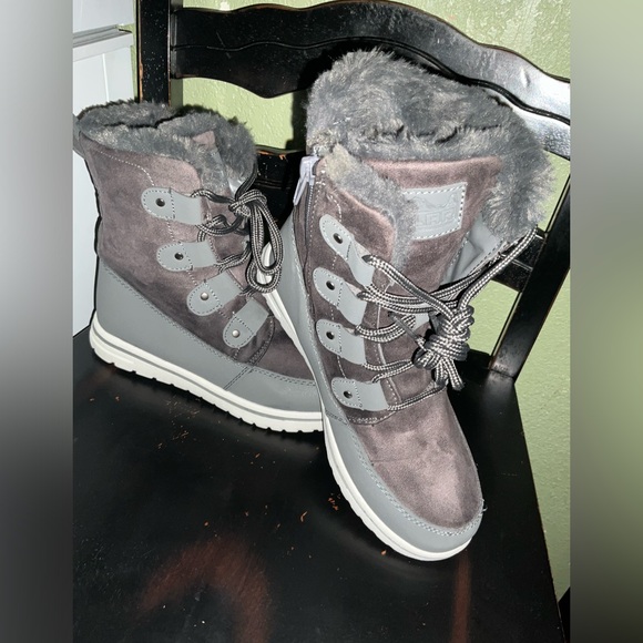 Polar winter boots, charcoal grey, size 6 - Picture 5 of 8